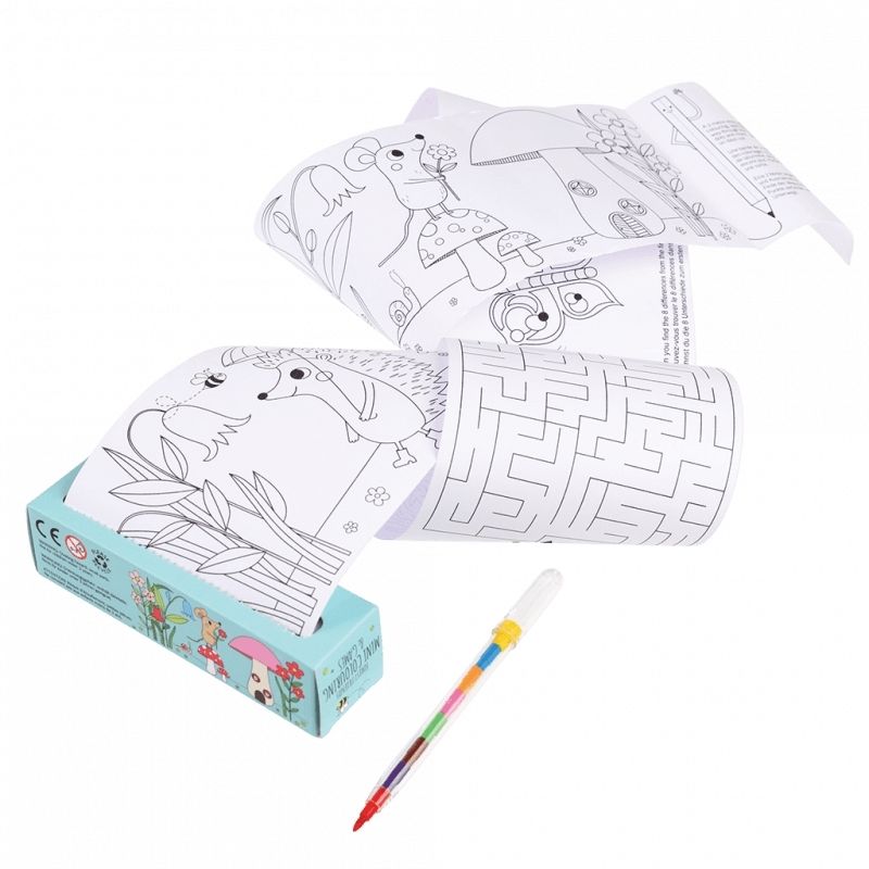 Rex London - Forest Friends Mini Colouring And Games